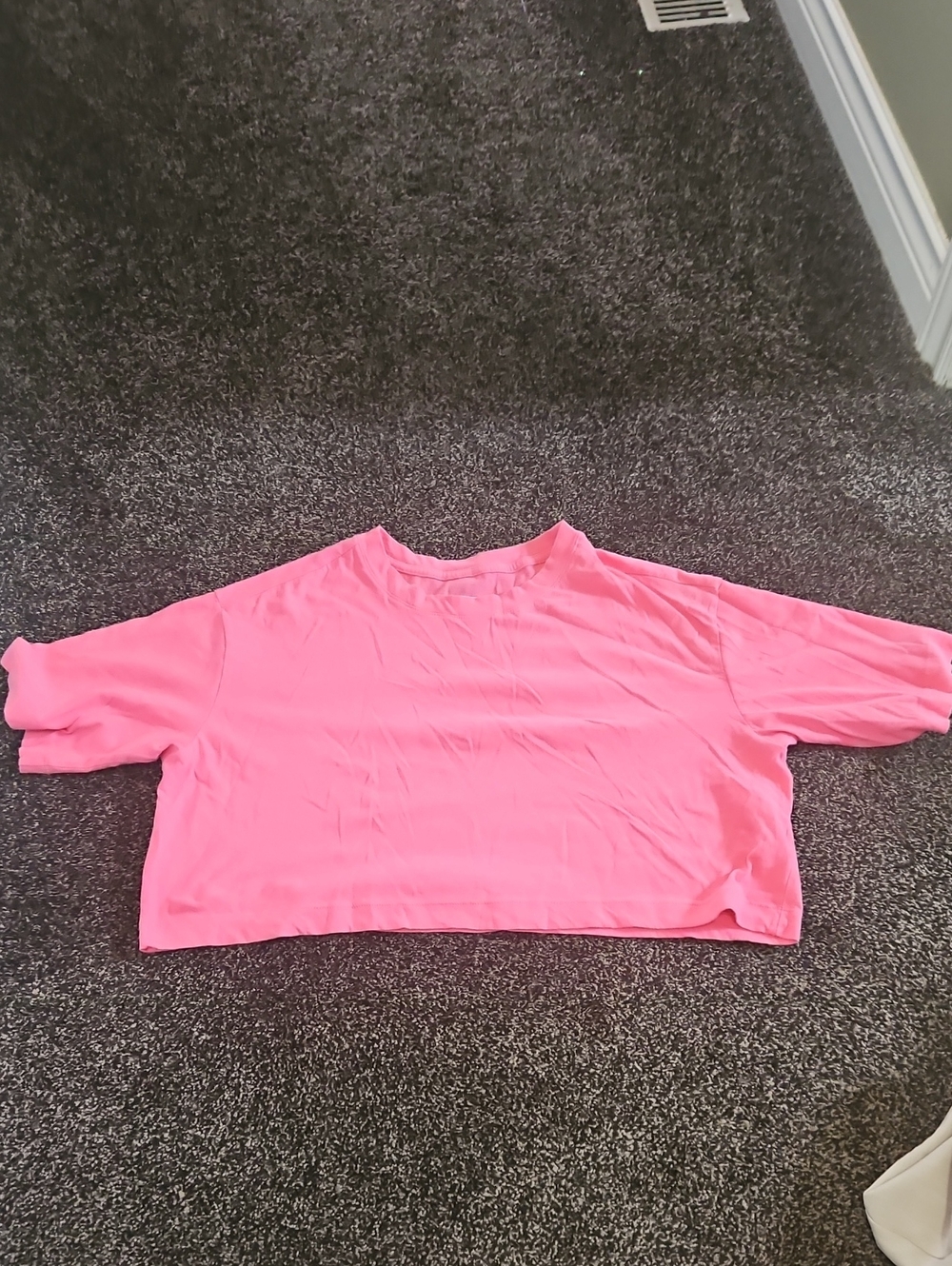 BDG Bright Pink Cropped Tee